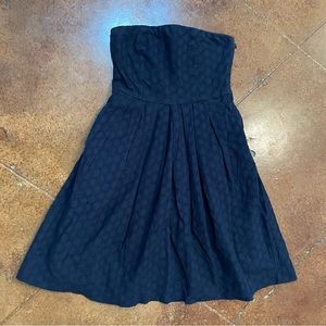 Navy Blue Gap strapless dress size 0